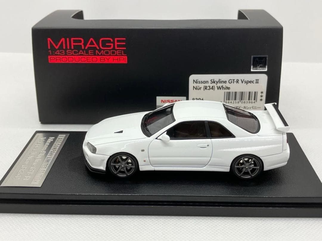 ★1/43★ニッサン スカイライン GT-R VスペックⅡ Nur★R34★日産