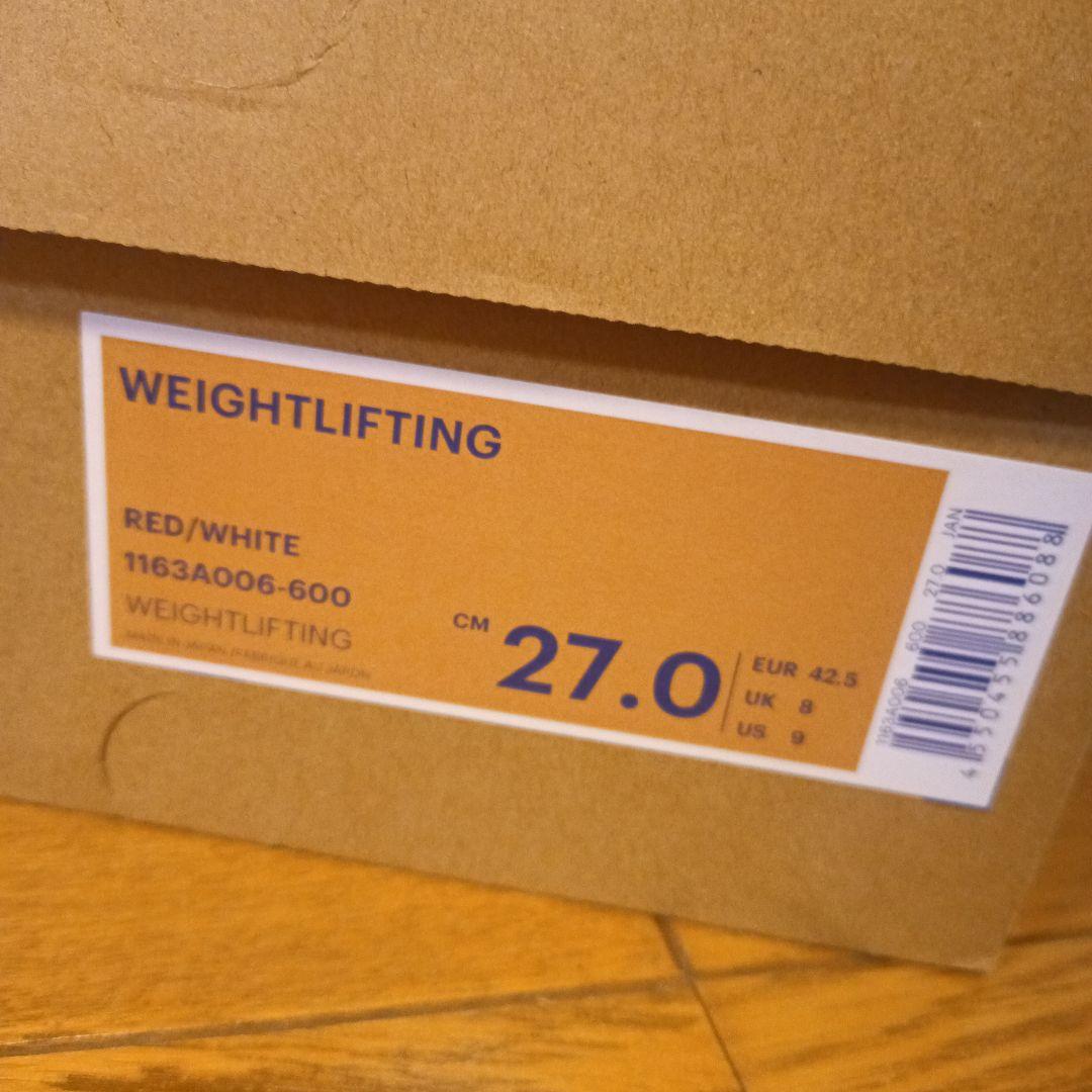 【土日価格】ASICS　リフティングシューズ　27センチ