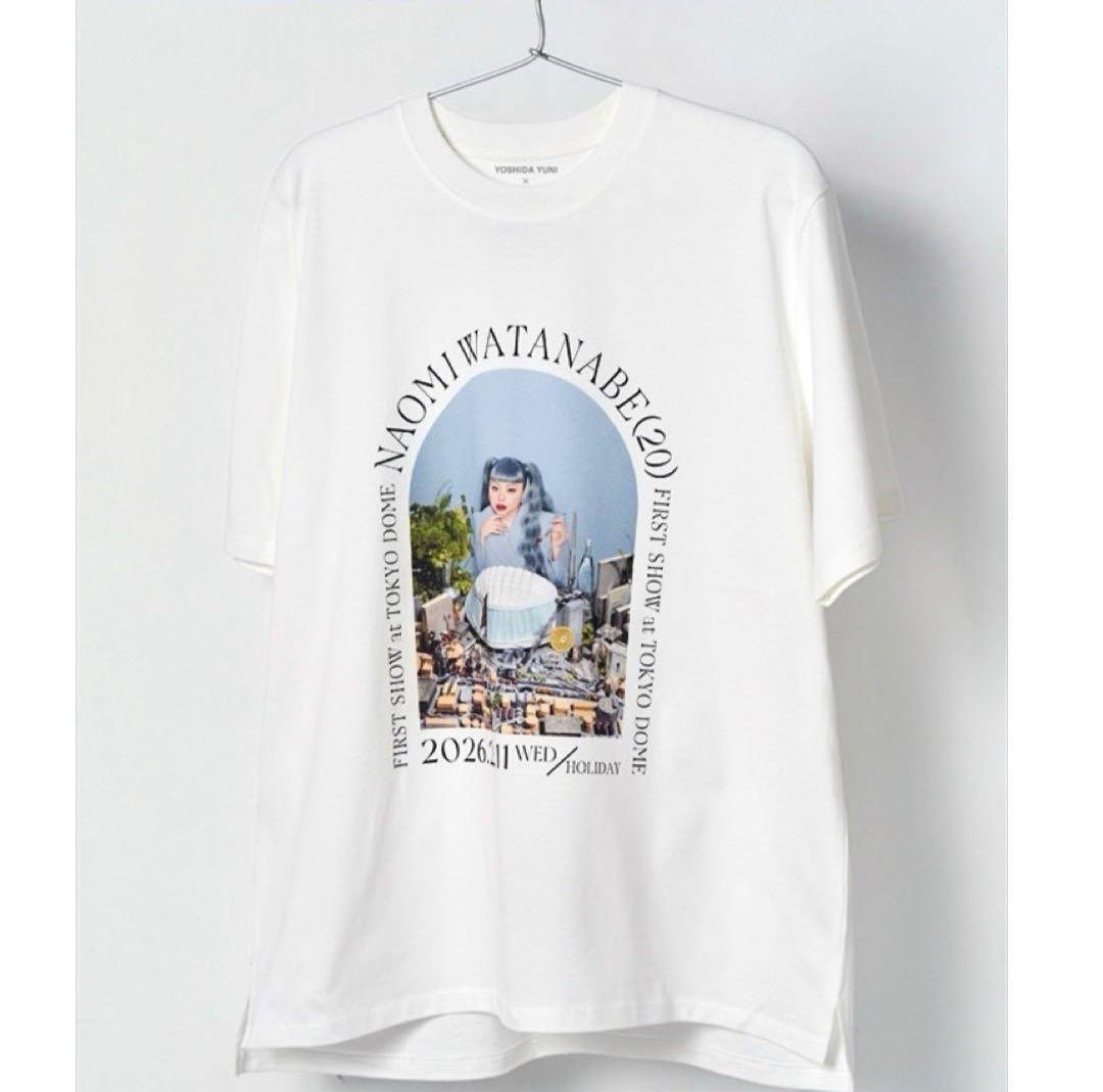 渡辺直美　東京ドームグッズ　ホワイトTシャツ　Lサイズ