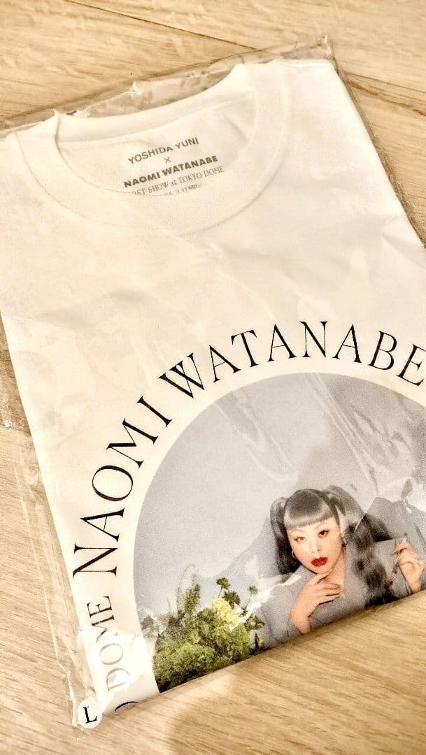 渡辺直美　東京ドームグッズ　ホワイトTシャツ　Lサイズ