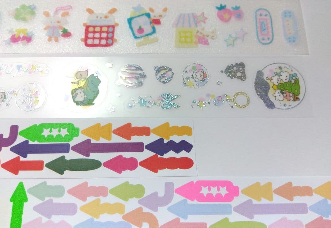 韓国作家さん　キスカットテープ　模造紙シール