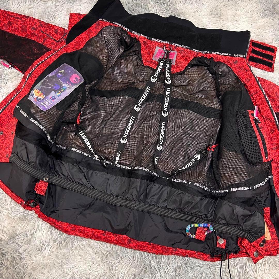 m4136【希少 影道】ギミック スキーウェア スノボーウェア セットアップ L