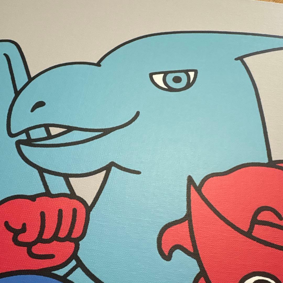 JUN OSON/ジュン・オソン(HEROES)キャンバスにスクリーンプリント