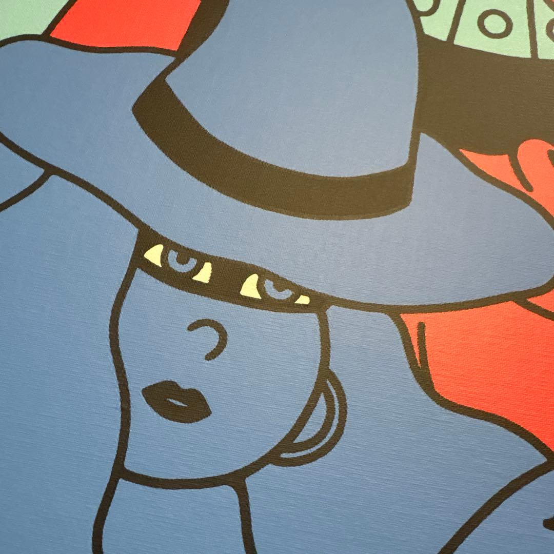 JUN OSON/ジュン・オソン(HEROES)キャンバスにスクリーンプリント