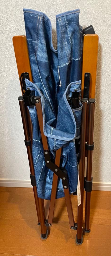 コールマン デニム風 アウトドアチェア 折り畳み式