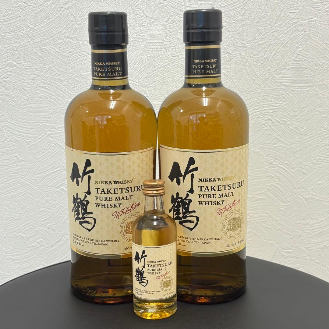 【最終値下げ】竹鶴ピュアモルト700ml×2本＋50ml