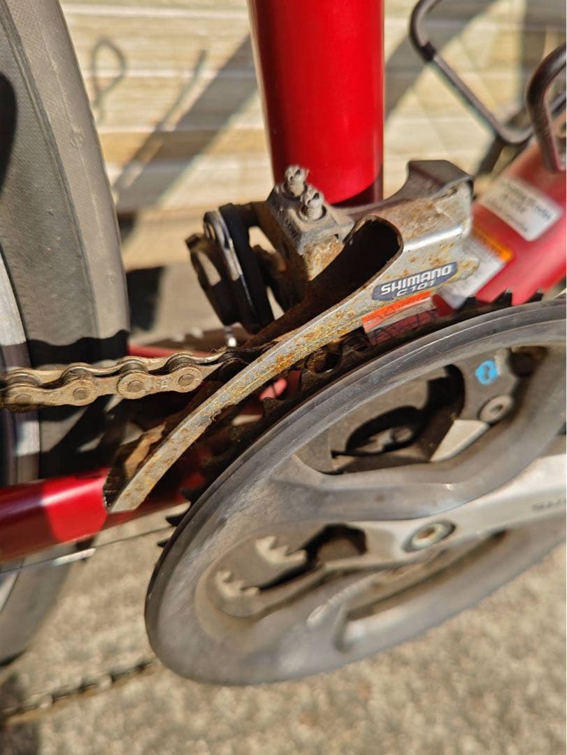 引取限定 中古 TREK トレック クロスバイク 3×8段変速 445MM