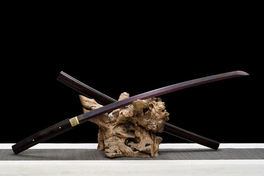 武具　刀装具　日本刀　模造刀   居合刀 黒檀居合刀