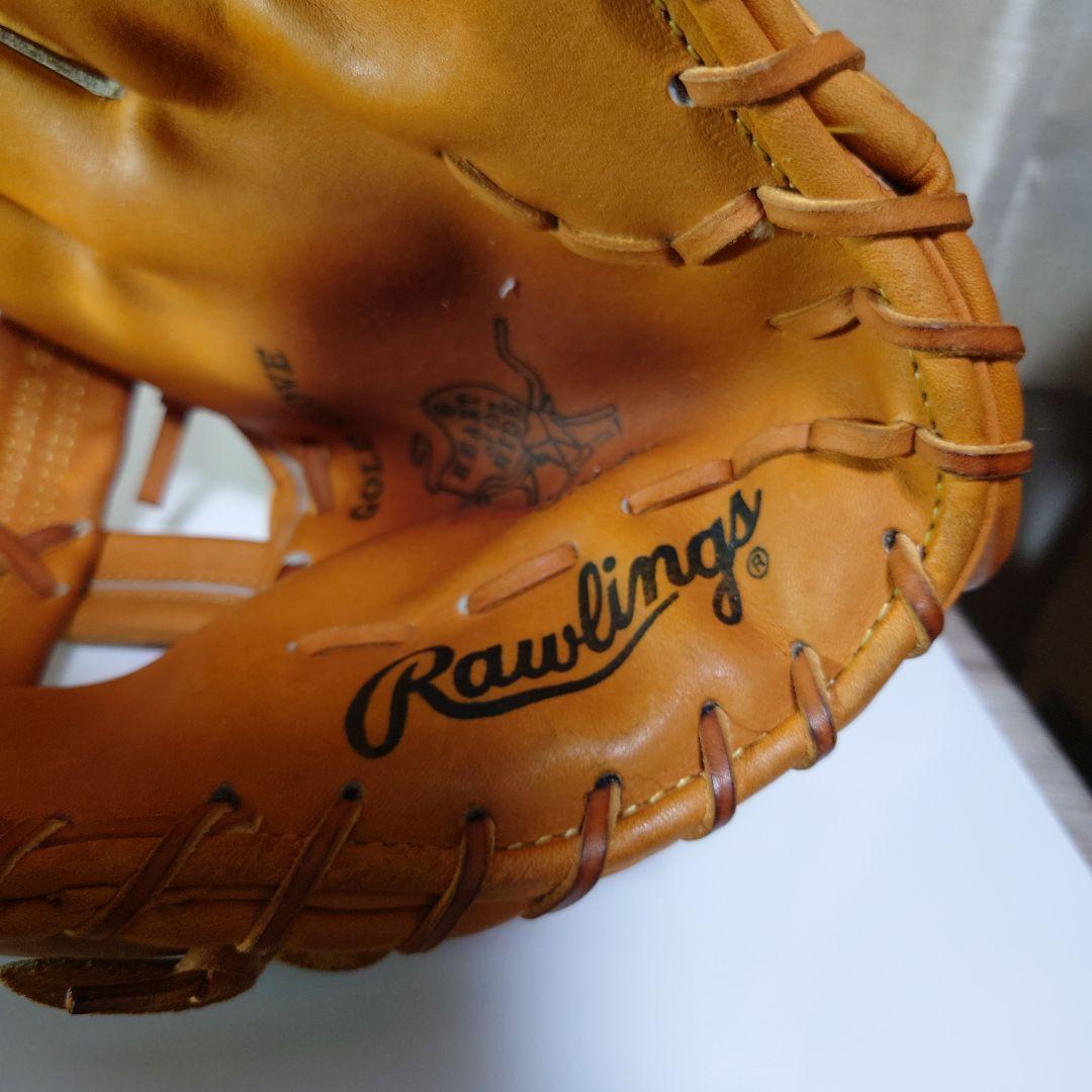 Rawlings Pro ヴィンテージゴールド硬式グローブ 右投げ用
