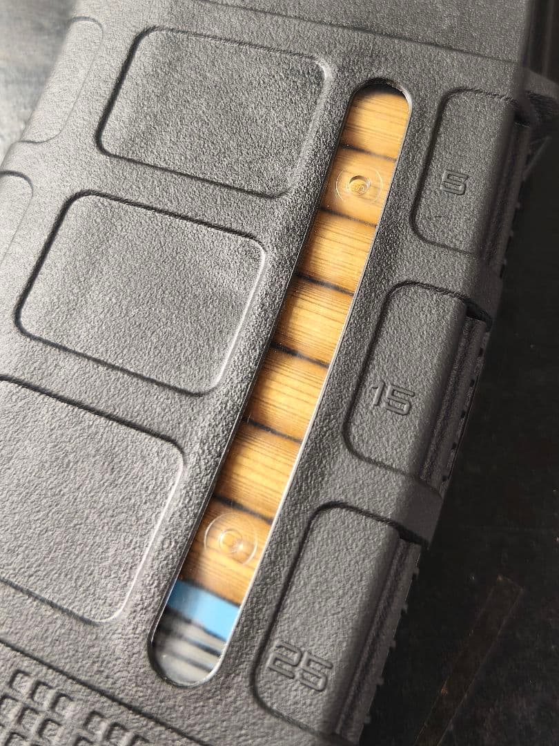 【ブルーガジェット】マルイ　エボルト用　PMAG実物加工マガジン　窓有り