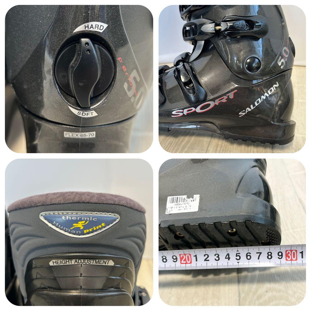 ノルディカ Spitfire 99㎝、 サロモン ブーツ 25.5㎝、ストック