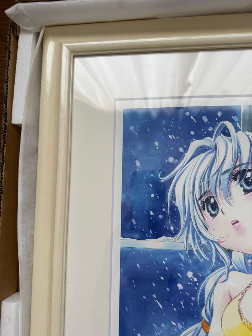 四季童子　フルメタルパニック！　複製原画　雪の降る夜に　2/25