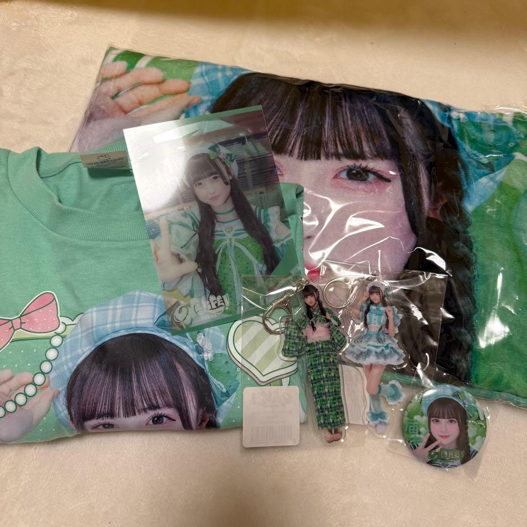 iLife 若葉のあ　ビックタオル　推しtシャツ　くじ