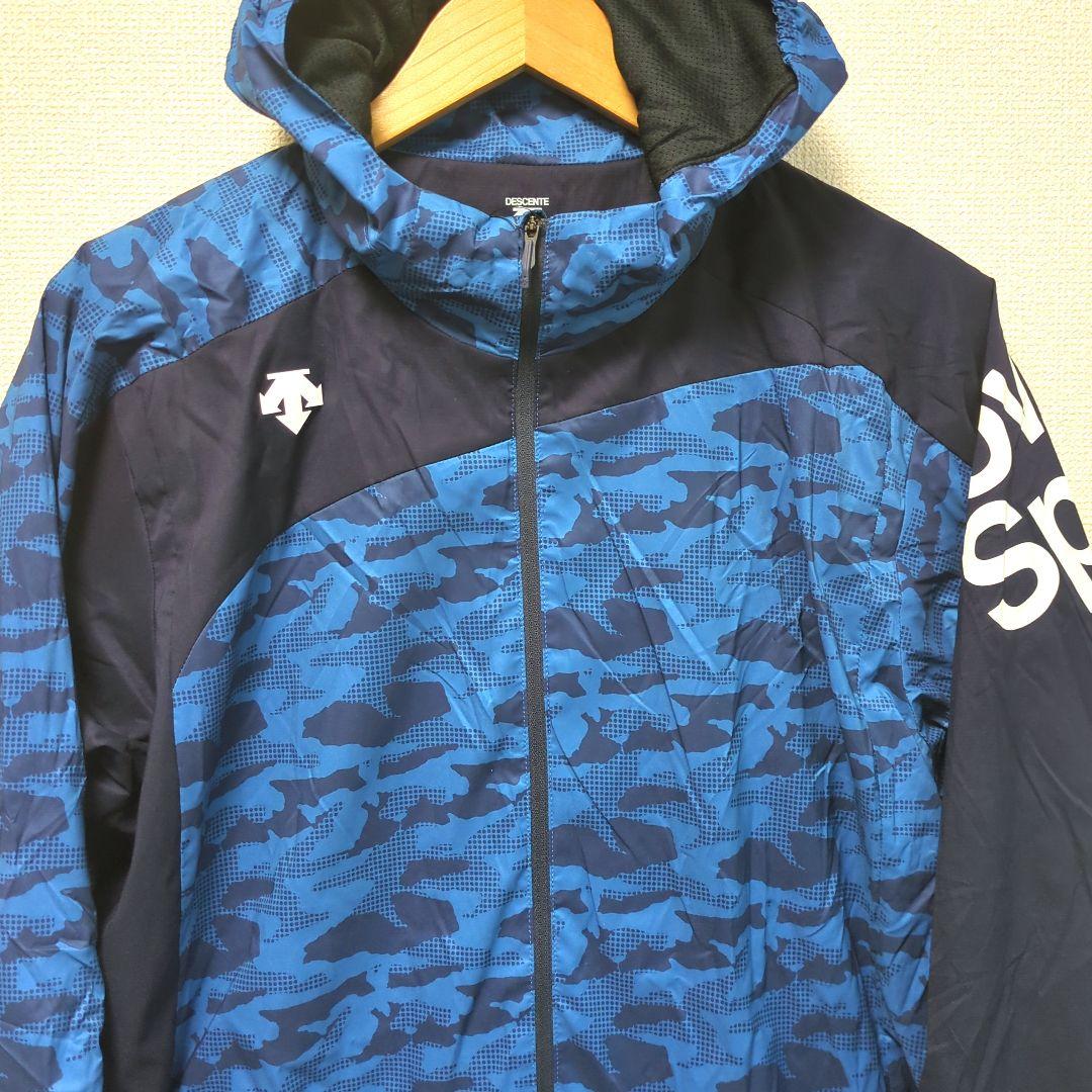 【新品・未使用・タグ付】DESCENTE デサント ウィンドジャケット 青 XL