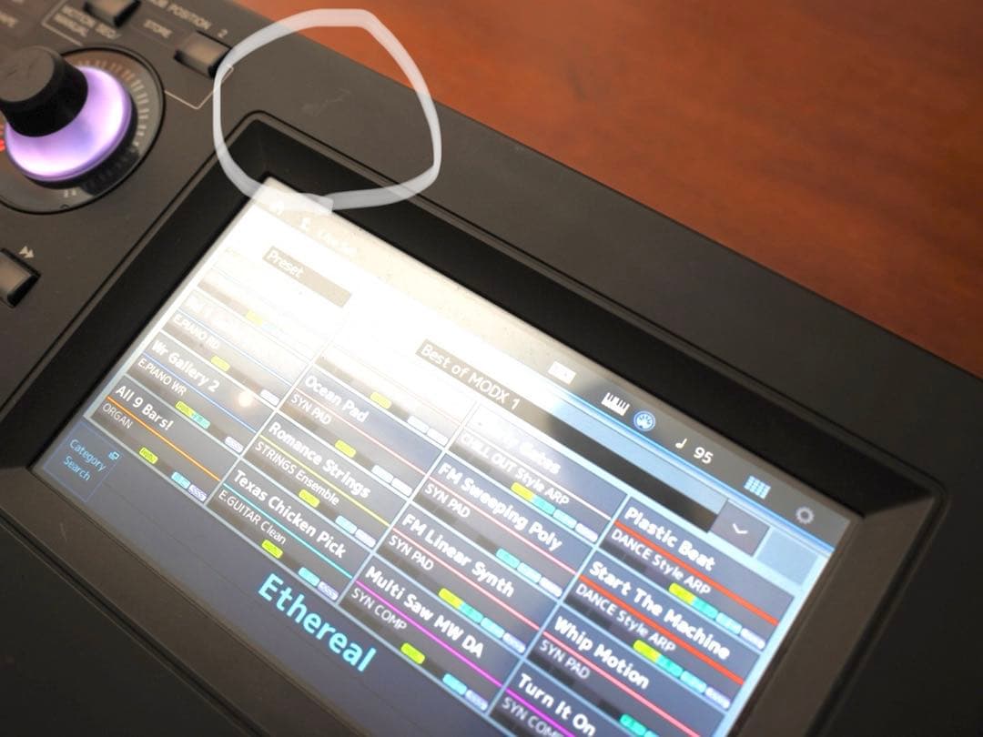 YAMAHA MODX6 純正ケース付き シンセサイザー