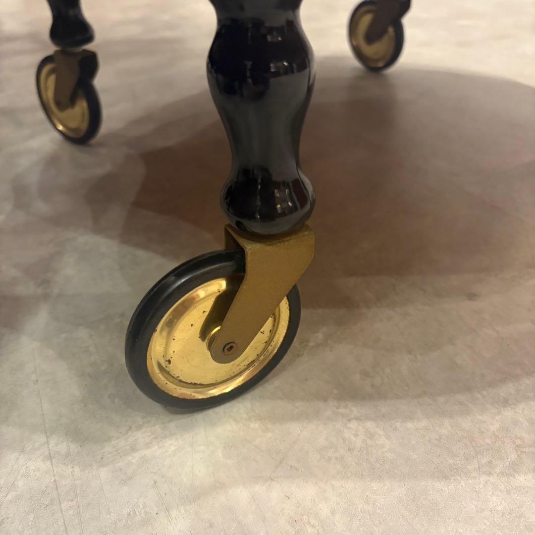 demain キッチンワゴン　象嵌細工　サイドテーブル　イタリア製