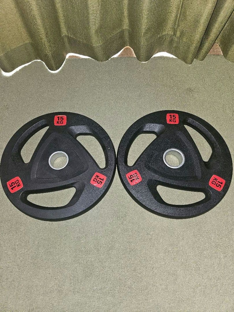 15kg オリンピックプレート 2枚セット