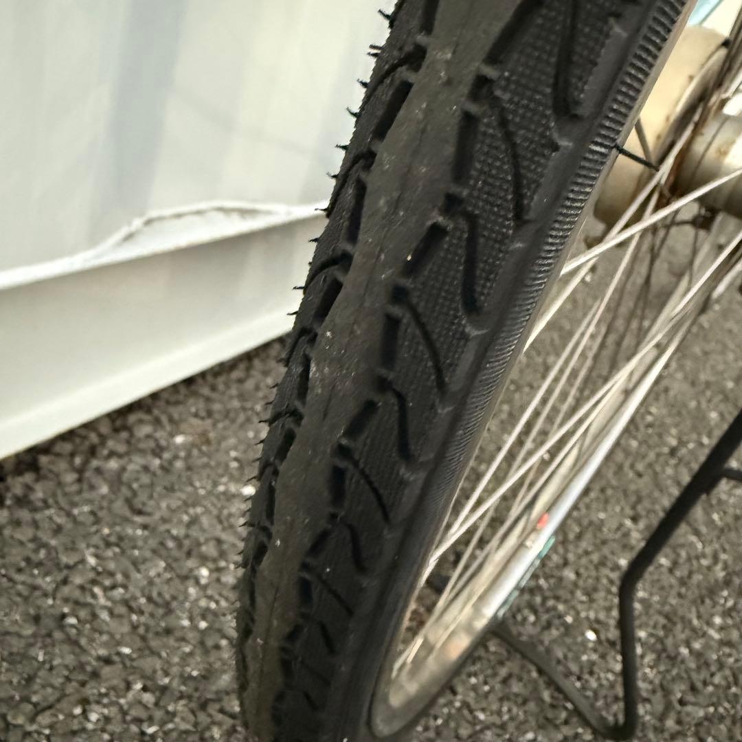 街乗り用自転車 27インチ カゴ/鍵/変速機/オートライト付