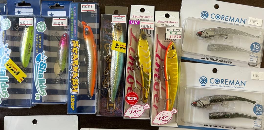 特価ブルーブルーオリカラメガバスカゲロウオリカラDUOコアマン等36個セット