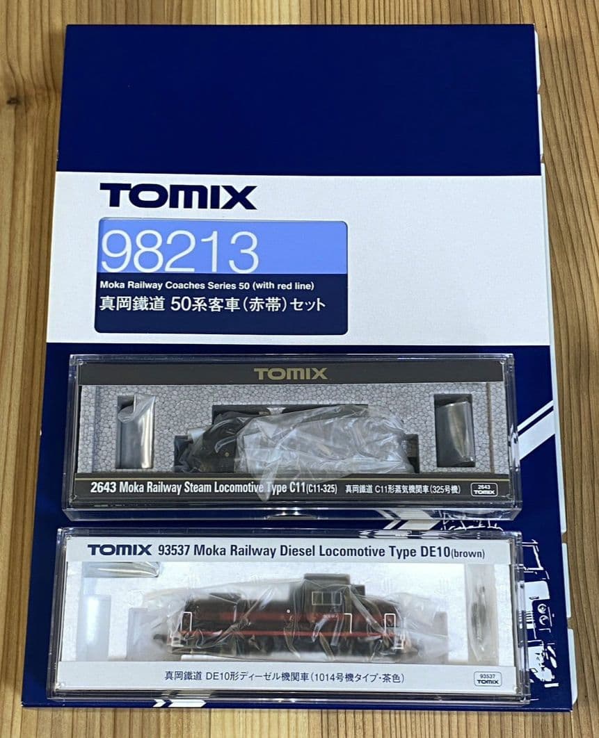 TOMIX 真岡鐵道50系客車+C11形蒸気機関車+DE10形ディーゼル機関車