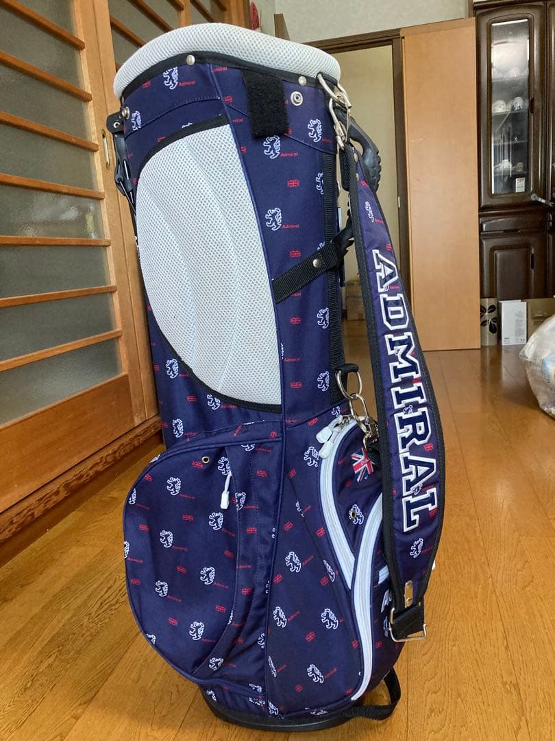 アドミラル　スタンドキャディバッグ ネイビー