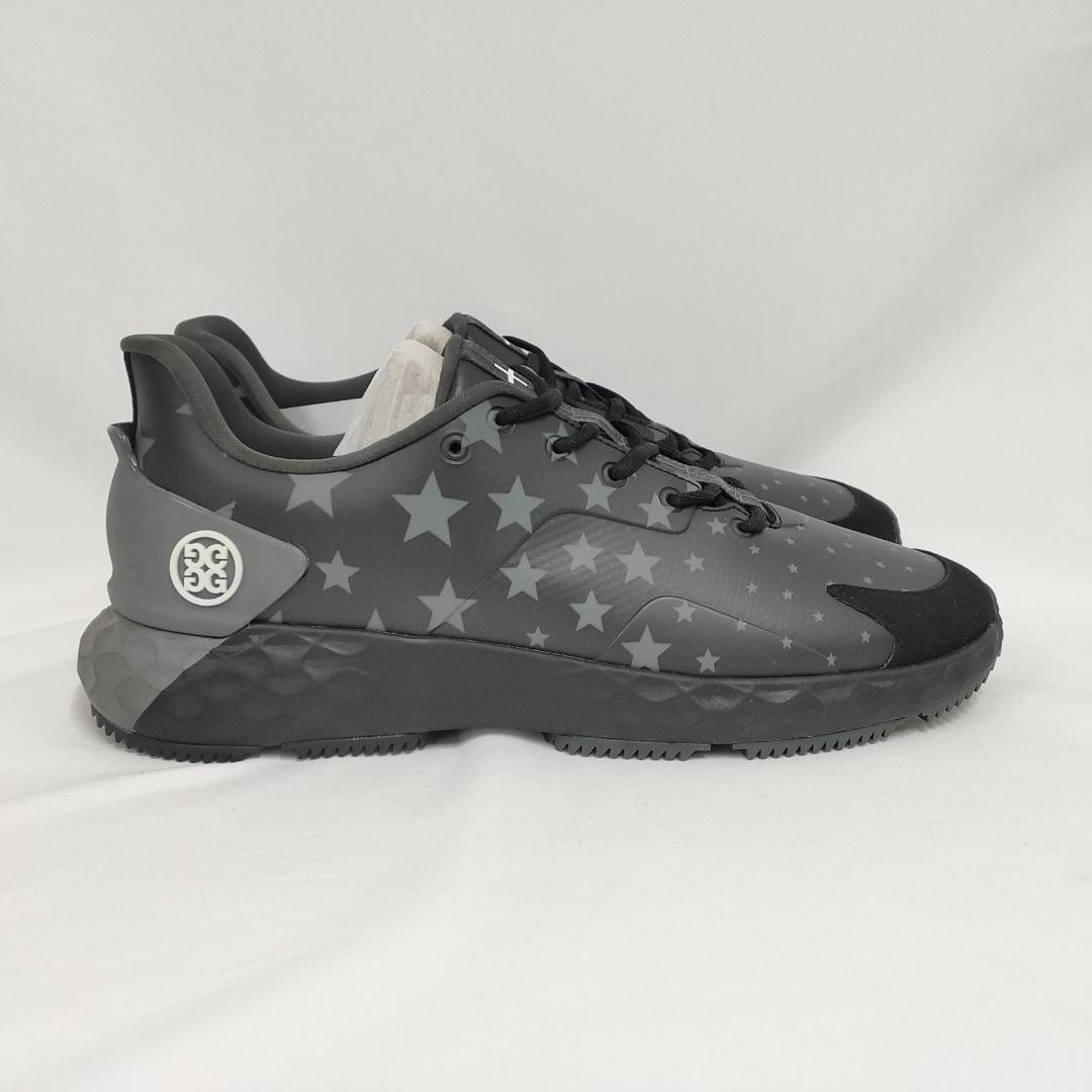 新品 未使用 ジーフォア MG4+スター ゴルフシューズ ブラック 28cm