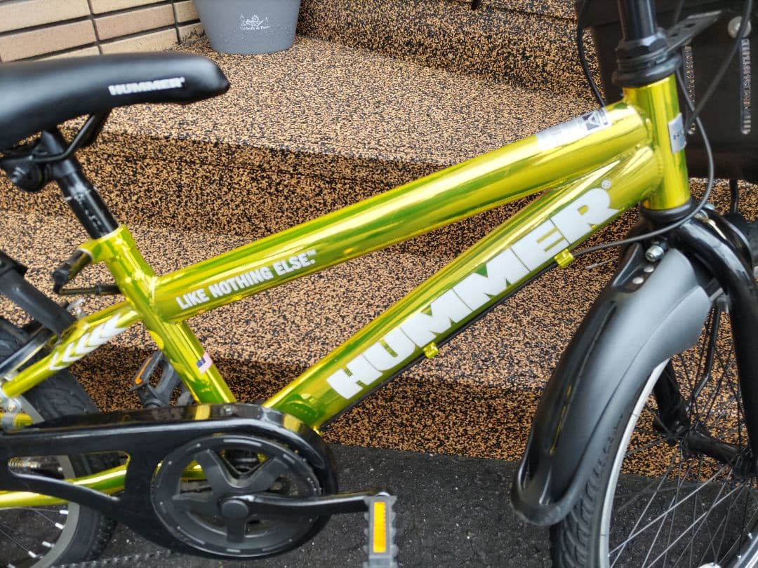 【札幌市近郊の方限定】 子供用自転車 20インチ ゴールド バスケット付き