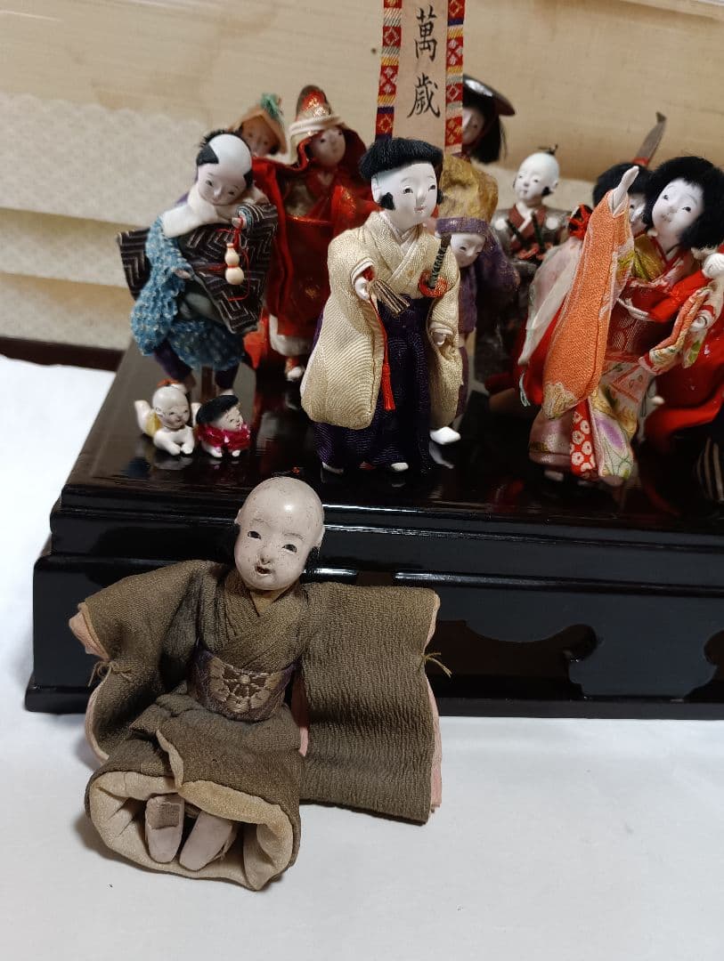 小さな市松人形達