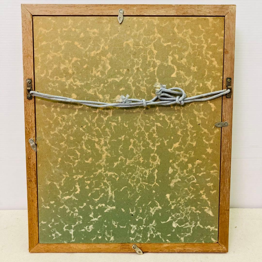 【真作】今井ロジン 油絵 「バラ」 サイン有 裏書有（2） S.M へ8