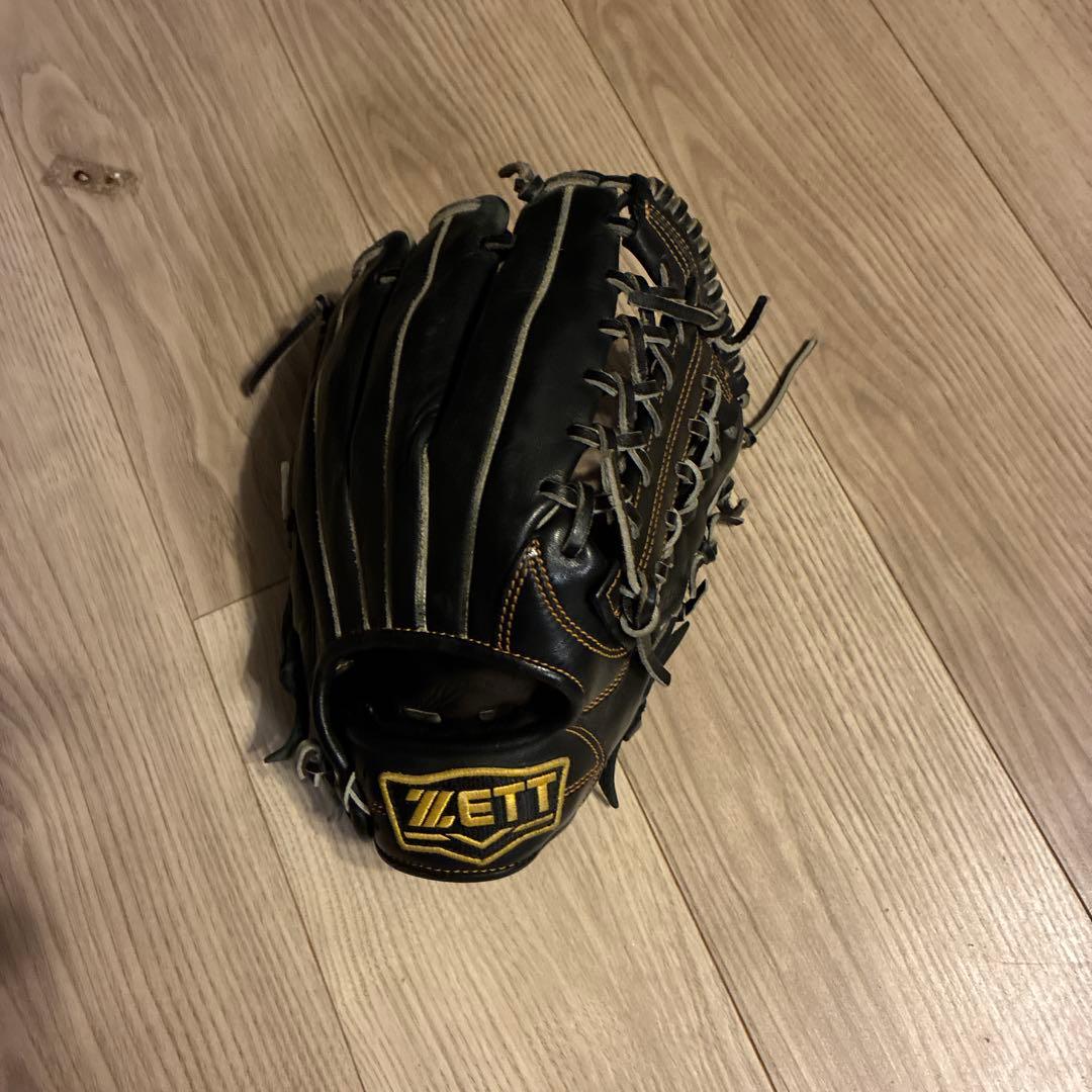 ZETT 軟式グローブ 黒　※ウィニングロード