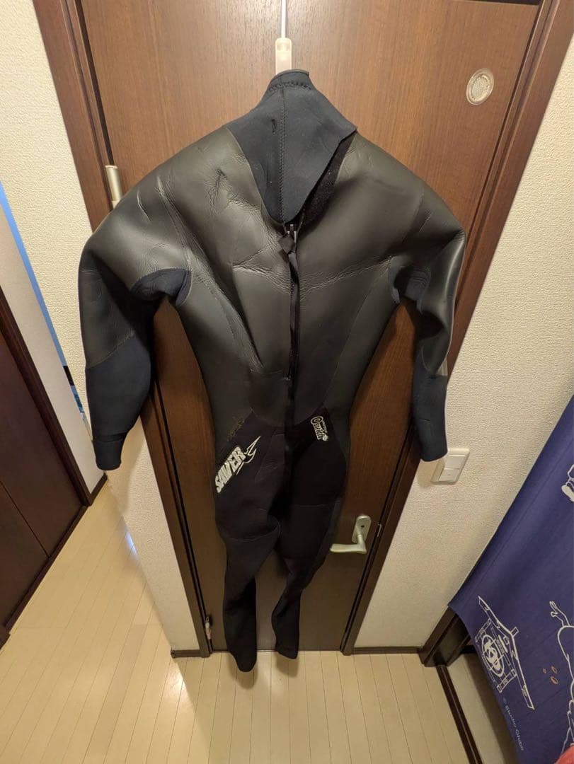 SAIVER 黒 フルスーツ ジッパー付き