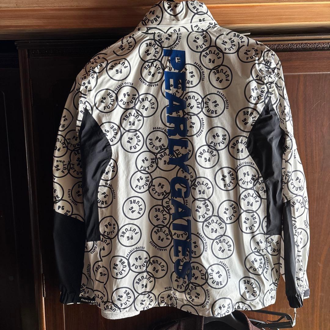 パーリーゲイツ FLATSTAY フリースジャケット グレー/黒