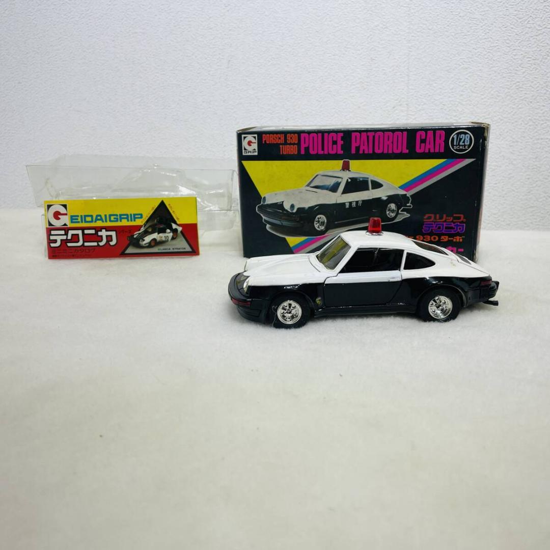 永大　グリップ　テクニカ　ポルシェ930ター ボ パトロールカー　箱　　X866