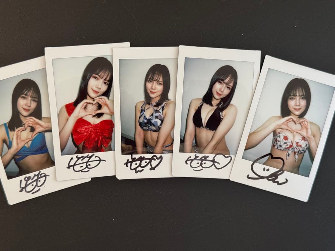 涼森れむ　サイン入りチェキF