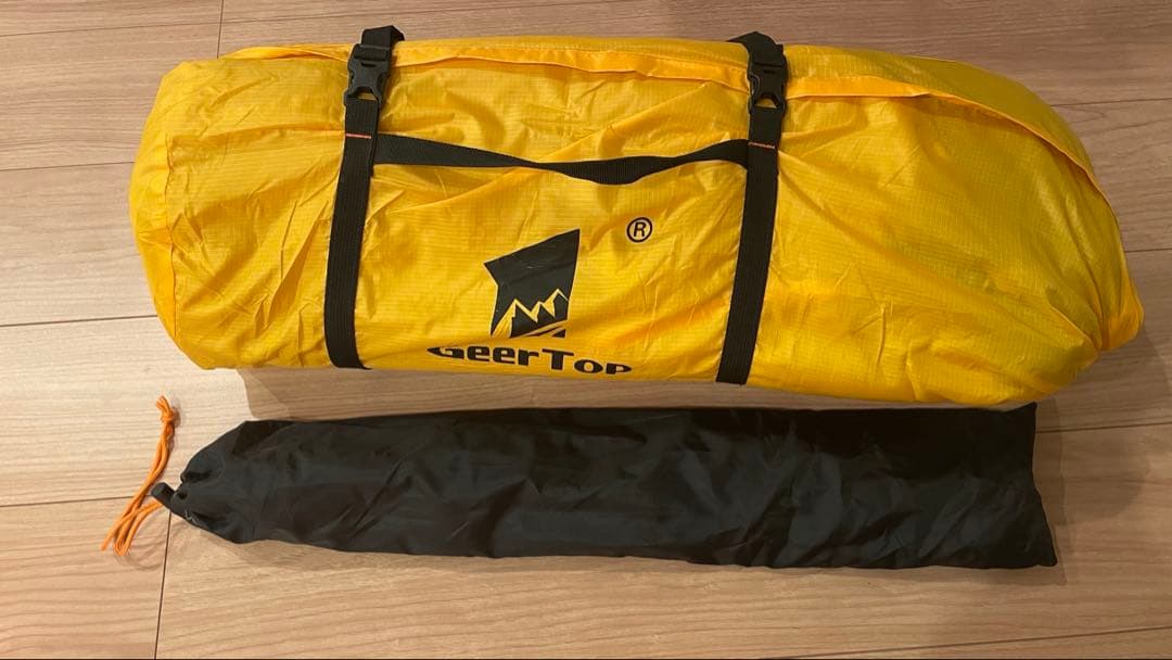 GeerTop 4人用テント　タープポール付き