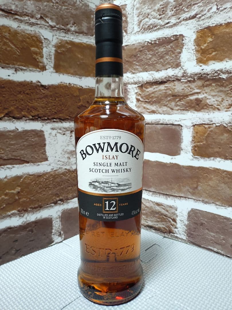 稀少 終売品 ボウモア12年旧ボトル（蒸溜所印刷）