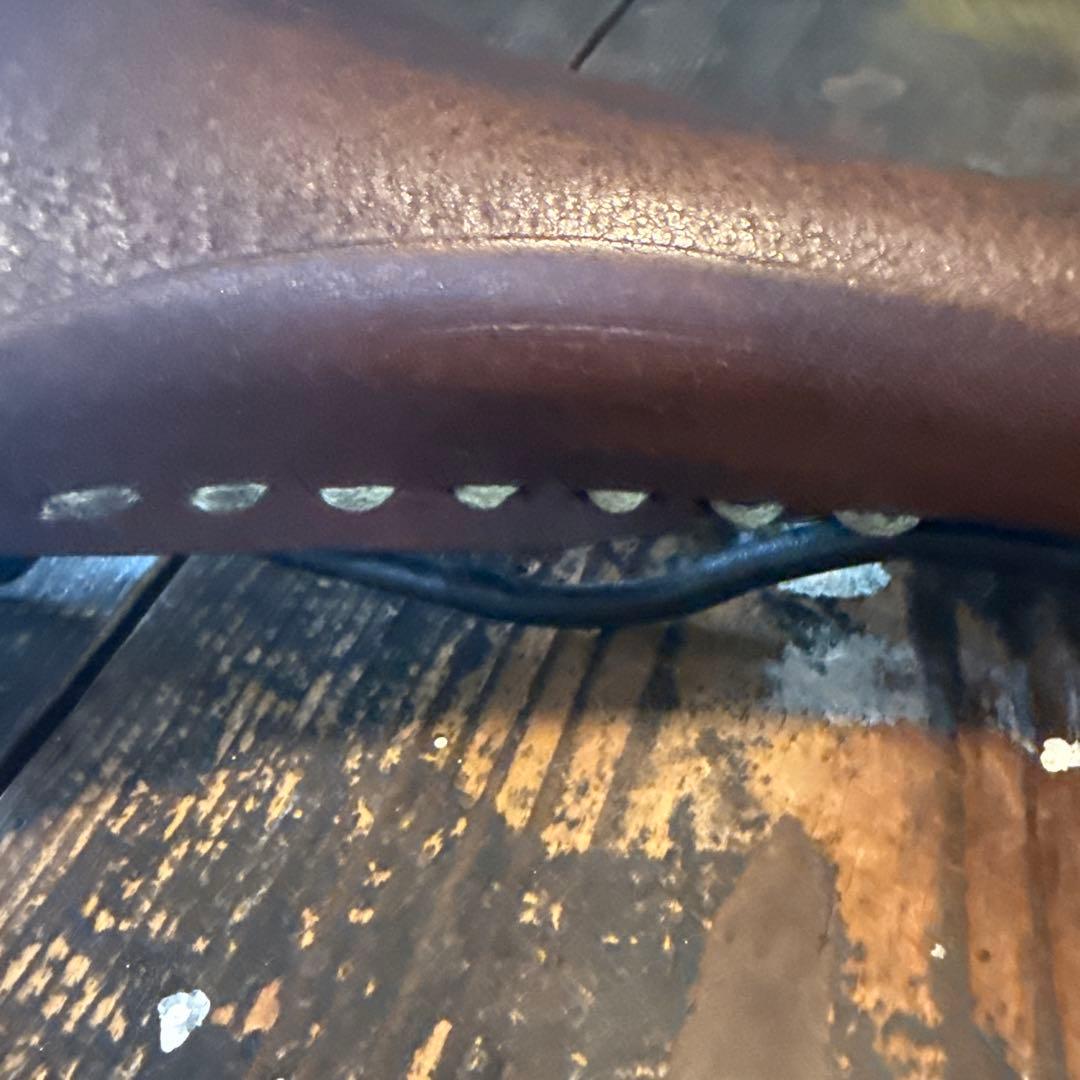BROOKS レザーサドル ダブルスプリング ブラウン