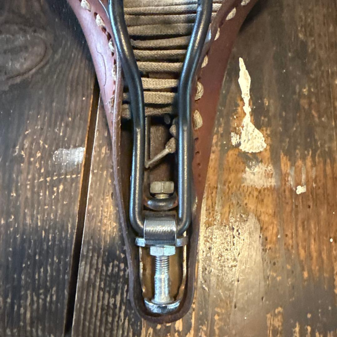 BROOKS レザーサドル ダブルスプリング ブラウン