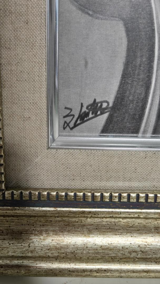 江副拓郎　「Mermaid」　鉛筆画　人物画　細密　美人画　肉筆　F4号　裸婦