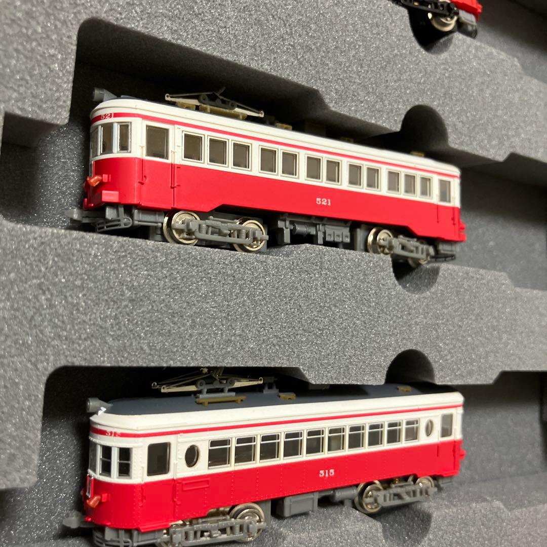 Nゲージ　モデモ　名鉄モ510形　スカーレット　旧塗装　4両セット　動作確認済