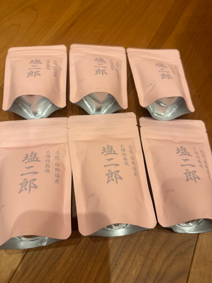 【値下げ中】［3個セット］田野屋塩二郎　100g 大粒タイプ 幻の塩 ピンク