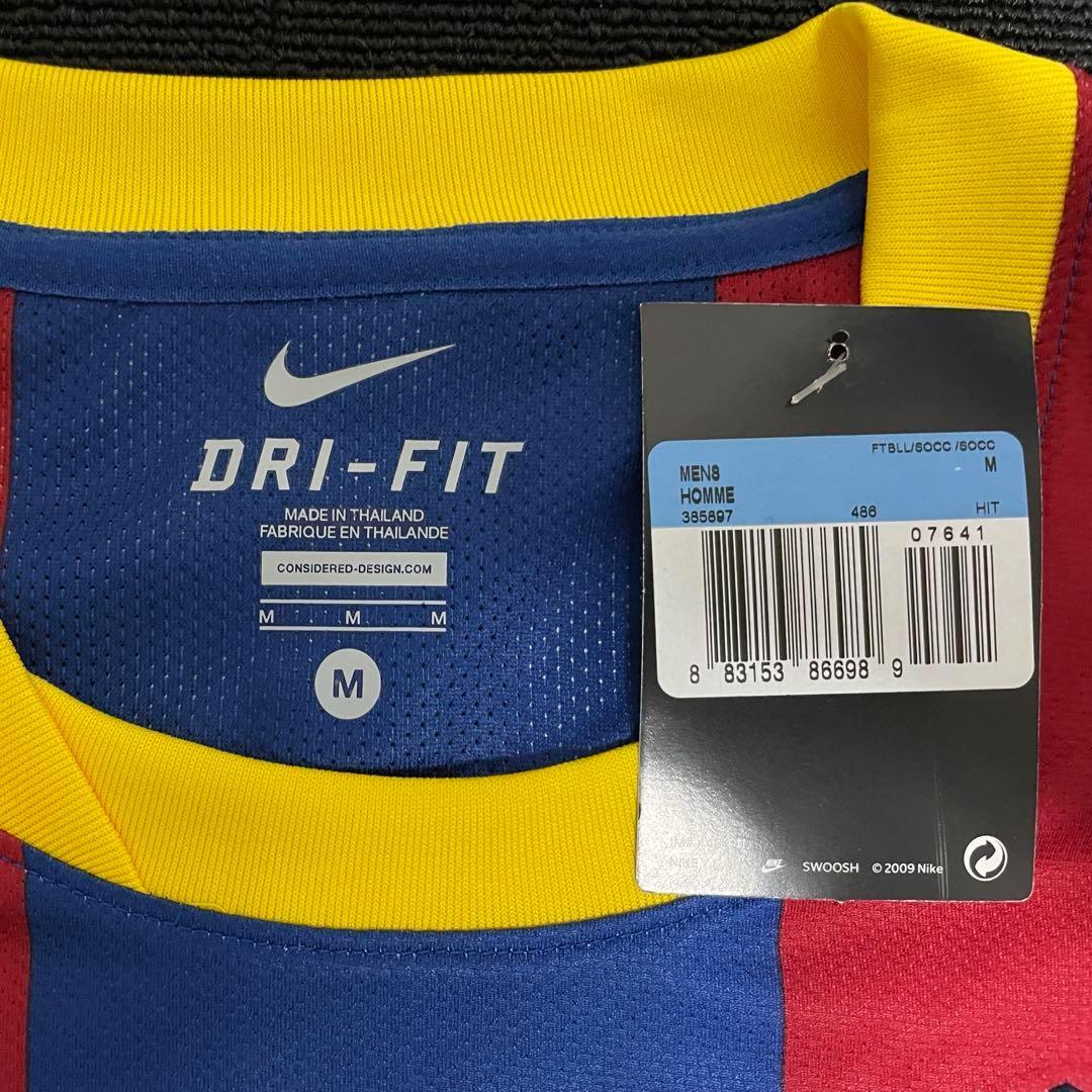 【正規品　選手支給モデル】メッシ　バルセロナユニフォーム　10/11　タグつき