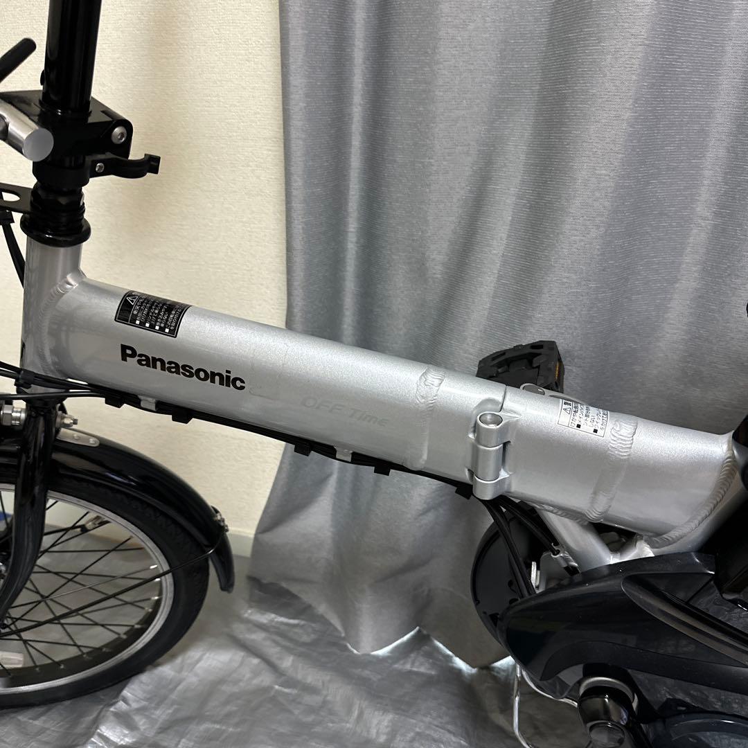Panasonic 電動アシスト自転車オフタイム 前カゴ付き