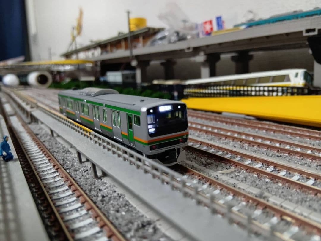 10-1787 E231系1000番台東海道線 付属編成セット 室内灯付き