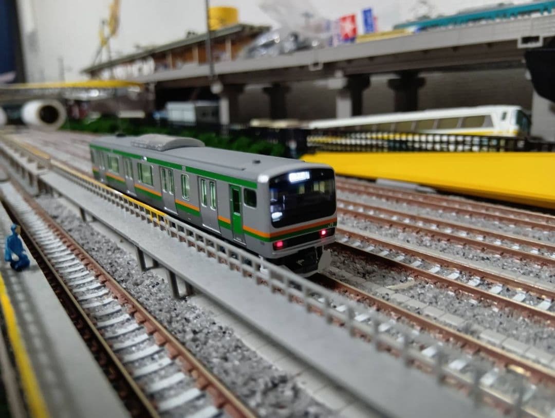 10-1787 E231系1000番台東海道線 付属編成セット 室内灯付き