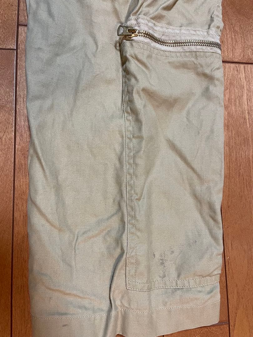 中田商店　米軍ベージュミリタリーつなぎ　カバーオール　フライトスーツ