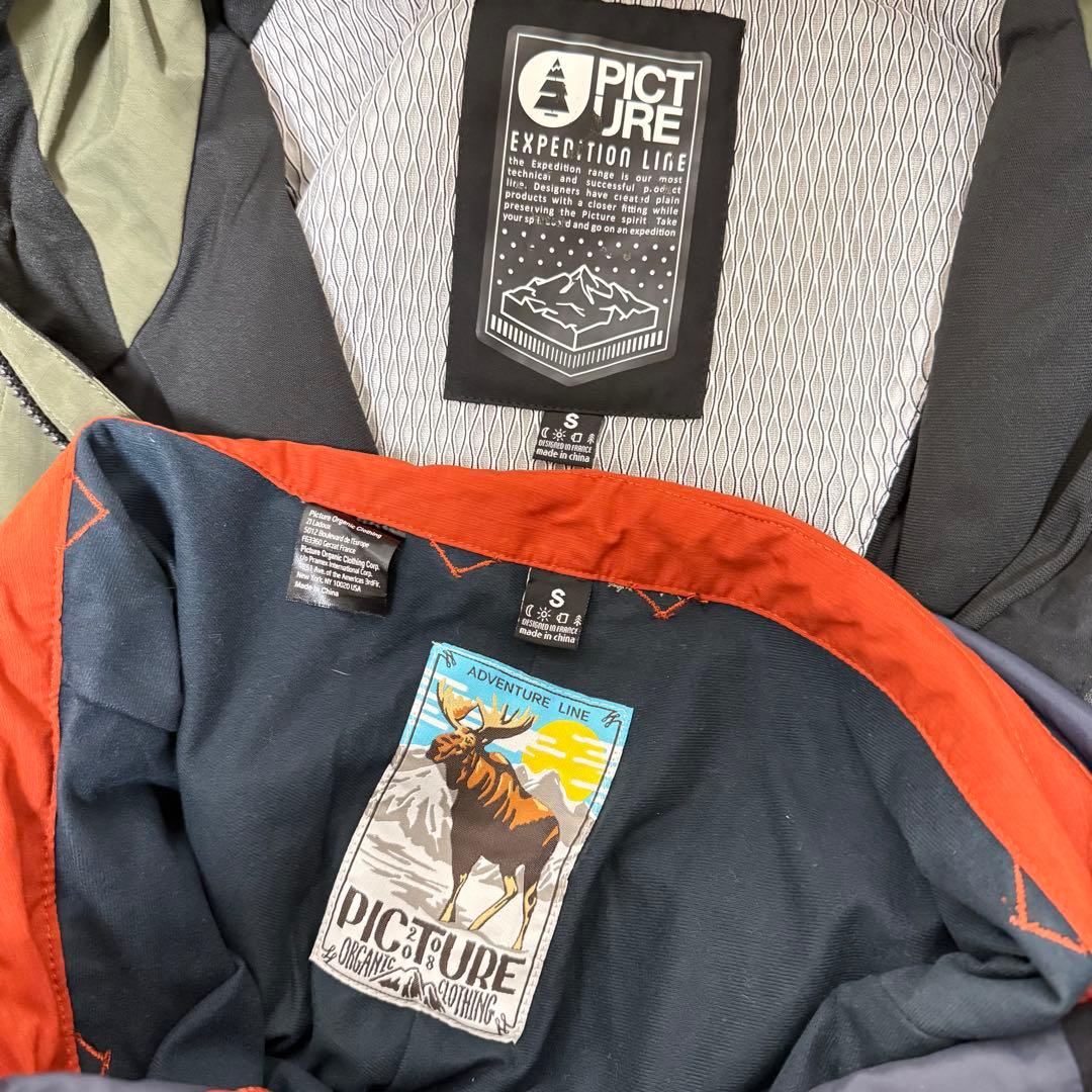 ピクチャーオーガニック スノボウェア 上下セット S DRYPLAY