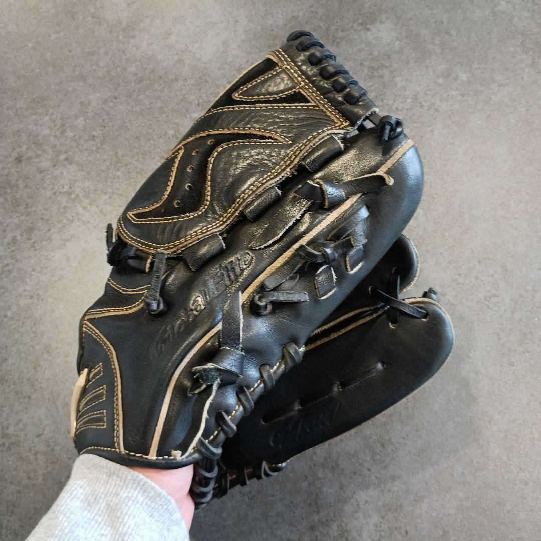 Mizuno グローバルエリート　軟式用グローブ ブラック　袋付