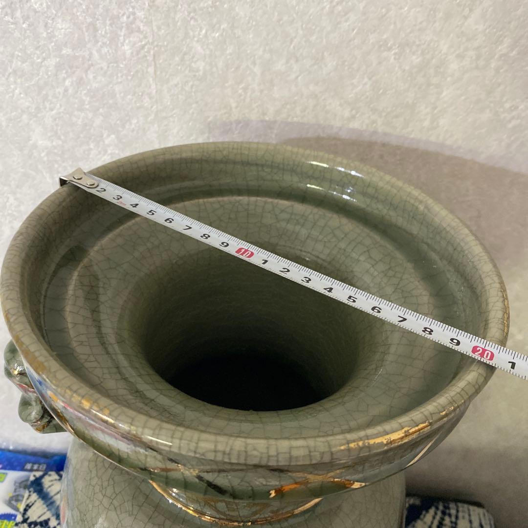 相馬焼　大花瓶　近徳　今年の干支　馬