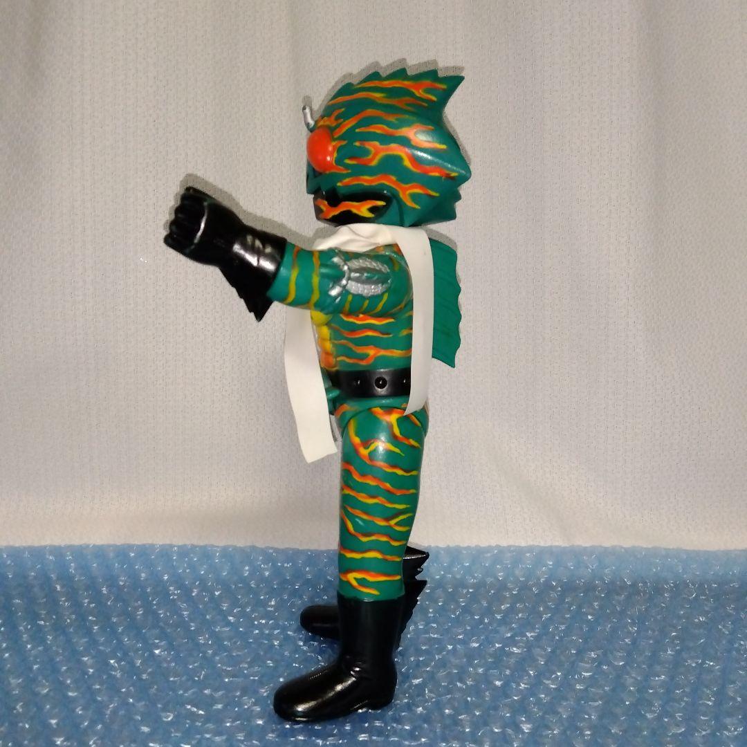 旧バンダイ　仮面ライダーアマゾン　スタンダードソフビ　当時物　マルサンブルマァク